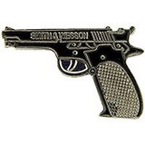 Eagle Emblems P63511 Pin-Gun,45Cal Pistol,Blk (1