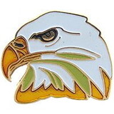 Eagle Emblems P63605 Pin-Eagle,Head,Left (1
