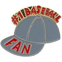 Eagle Emblems P63613 Pin-Baseball,Fan #1 (1")