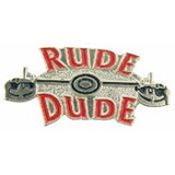 Eagle Emblems P63743 Pin-Fun, Rude Dude (1