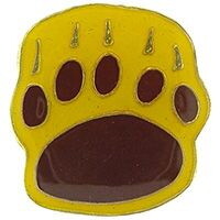 Eagle Emblems P63764 Pin-Bear,Paw Print (1")