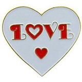 Eagle Emblems P63802 Pin-Hol, Heart, Love (1