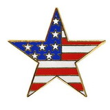 Eagle Emblems P63869 Pin-Usa, Flag, Star (1
