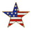 Eagle Emblems P63869 Pin-Usa,Flag,Star (1")