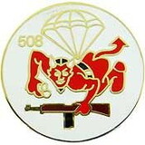 Eagle Emblems P64005 Pin-Army, 508Th A/B Inf. (1