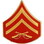 Eagle Emblems P64026 Rank-Usmc, E4, Corporal (Clr) (7/8" Wide)