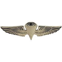 Eagle Emblems P64044 Wing-Usn/Usmc,Para,Basic (SLV-MINI), (1-1/2")