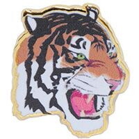 Eagle Emblems P64110 Pin-Cat,Tiger Head (1")