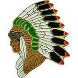 Eagle Emblems P64123 Pin-Indian, Chief (1