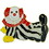 Eagle Emblems P64128 Pin-Clown, Sitting (1")