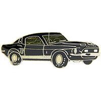Eagle Emblems P65007 Pin-Car,Mustang,&#039;68,Black SHELBY, (1")