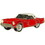 Eagle Emblems P65050 Pin-Car,T-Bird,&#039;57,Red (1")