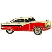 Eagle Emblems P65054 Pin-Car,Ford,&#039;56,Red (1")