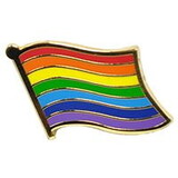 Eagle Emblems P66024 Pin-Flag,Rainbow (1