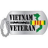 Eagle Emblems P66250 Pin-Viet,Veteran Dog Tag, (1-1/4