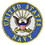 Eagle Emblems PM0004 Patch-Usn Logo (03) (Ylw Txt) (3")