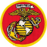 Eagle Emblems PM0005 Patch-Usmc Logo, Globe & Anchor (3