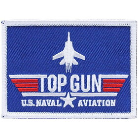 Eagle Emblems PM0038V Patch-Usn,Top Gun Shield (Velcro), (3-5/8")