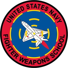 Eagle Emblems PM0039 Patch-Usn,Fighter Weapons SCHOOL, (3-1/16")