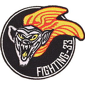 Eagle Emblems PM0041 Patch-Usn,Fighting-33 (3-3/8")