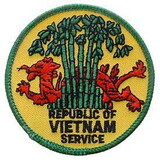 Eagle Emblems PM0048 Patch-Vietnam, Rep.Of Svc (3