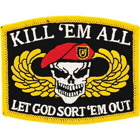 Eagle Emblems PM0060 Patch-Kill&#039;Em All,Let God (3-1/2")