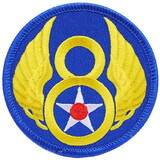 Eagle Emblems PM0073 Patch-Usaf, 008Th (3