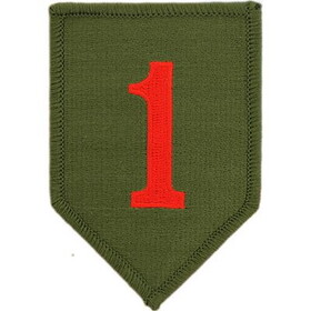 Eagle Emblems PM0075 Patch-Army,001St Inf.Div. (3-1/2")
