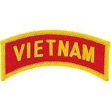 Eagle Emblems PM0093 Patch-Vietnam, Tab (Clr) (1