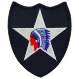 Eagle Emblems PM0096 Patch-Army, 002Nd Inf.Div. (3-1/4