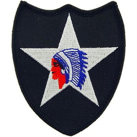 Eagle Emblems PM0096 Patch-Army,002Nd Inf.Div. (3-1/4")