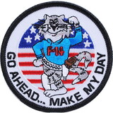 Eagle Emblems PM0110 Patch-Usn, Tomcat, Go Ahead (3