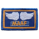Eagle Emblems PM0168 Patch-Usaf, Med.Allied A/F (3-1/2