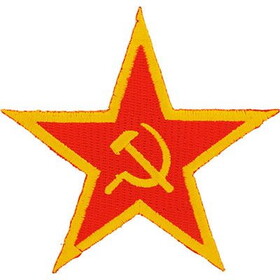 Eagle Emblems PM0174 Patch-Russian Soviet Star (4")