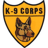 Eagle Emblems PM0175 Patch-K-9 Corps (3-1/4