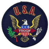 Eagle Emblems PM0181 Patch-Usa, Troop (3