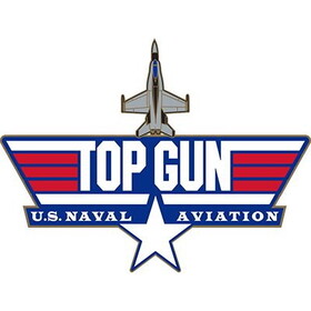 Eagle Emblems PM0187 Patch-Usn,Top Gun Jet,Logo (3-3/4")