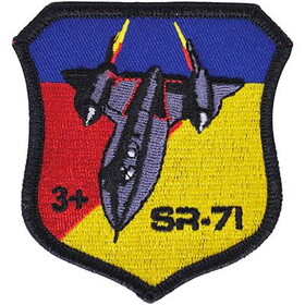 Eagle Emblems PM0192 Patch-Usaf,Sr-71,Shield (3-1/8")