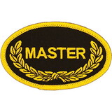 Eagle Emblems PM0198 Patch-Oval,Master (3-1/2