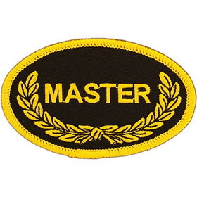 Eagle Emblems PM0198 Patch-Oval,Master (3-1/2")