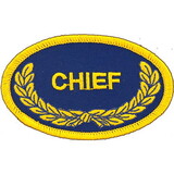 Eagle Emblems PM0199 Patch-Oval, Chief (3-1/2