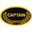 Eagle Emblems PM0200 Patch-Oval, Captain (3-1/2")