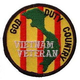 Eagle Emblems PM0209 Patch-Vietnam, God/Duty/Ct (3