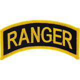 Eagle Emblems PM0215 Patch-Army, Tab, Ranger (Gld/Blk) (4