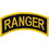 Eagle Emblems PM0215 Patch-Army,Tab,Ranger (GLD/BLK), (4"x1-1/2")