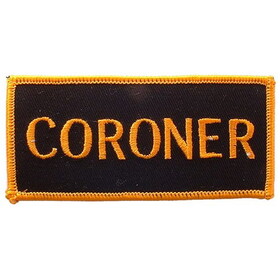 Eagle Emblems PM0216 Patch-Army, Tab, Coroner (4")