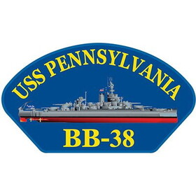 Eagle Emblems PM0222 Patch-Uss,Pennsylvania (5-1/4"x3")