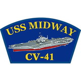 Eagle Emblems PM0224 Patch-Uss,Midway (4