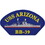 Eagle Emblems PM0227 Patch-Uss, Arizona (3"X5-1/4")
