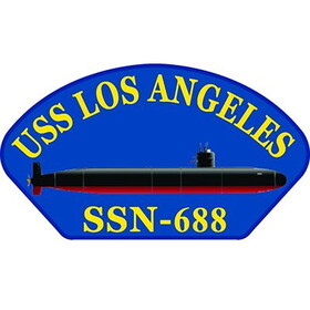 Eagle Emblems PM0230 Patch-Uss,Los Angeles (5-1/4"x3")
